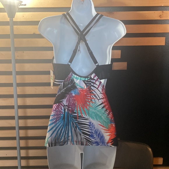 Jag Jeans Swim Jag Tankini Swimsuit Top 34d 34dd New Medium New